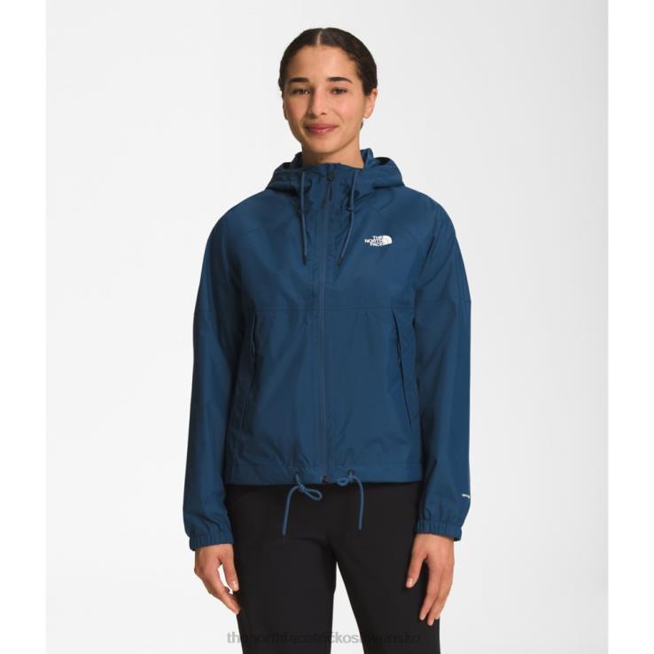 HLH084826 tienisté modré The North Face dámska mikina do dažďa antora