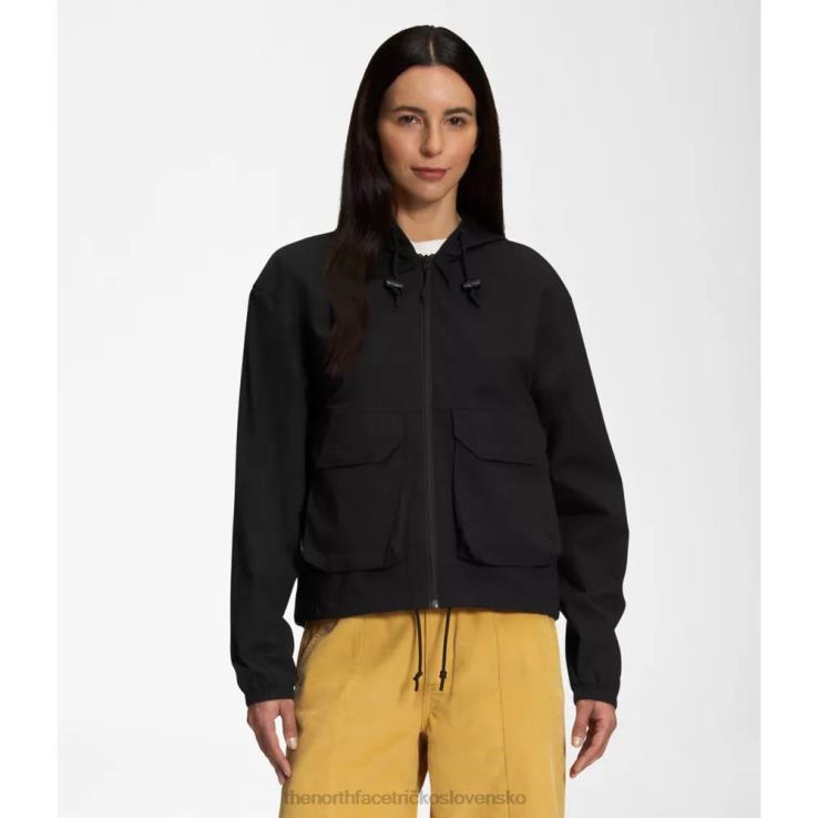 HLH085637 čierna The North Face dámska ripstop mikina s kapucňou
