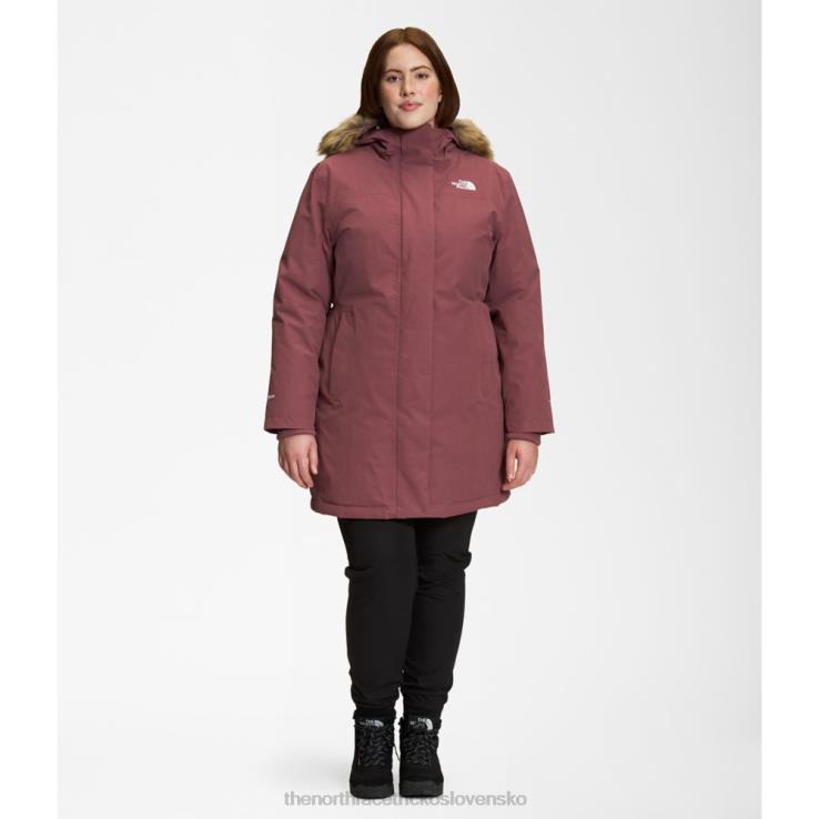 HLH085819 zázvor The North Face ženy plus arktická parka