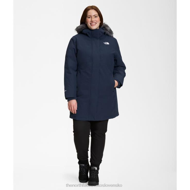HLH085821 vrcholové námorníctvo The North Face ženy plus arktická parka
