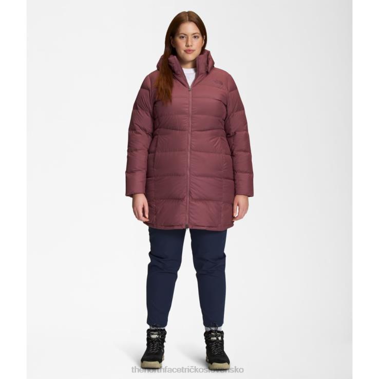 HLH085827 zázvor The North Face ženy plus metropolis parka
