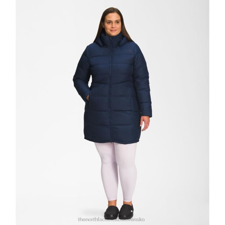 HLH085828 vrcholové námorníctvo The North Face ženy plus metropolis parka