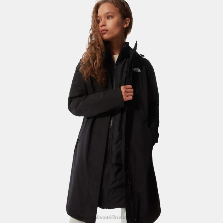 HLH08600 čierna The North Face dámska suzanne triclimate parka