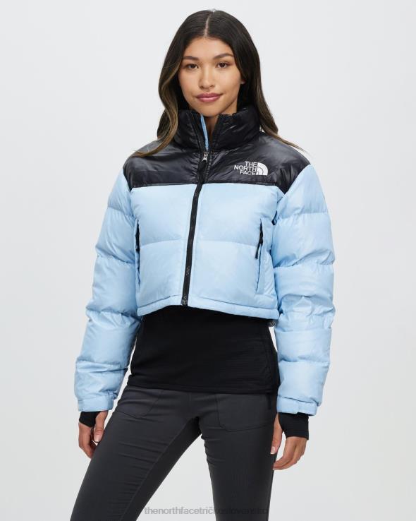 HLH086866 beta modrá The North Face nuptse krátka bunda