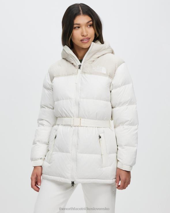 HLH087001 sivá The North Face nuptse prepásaná stredná bunda