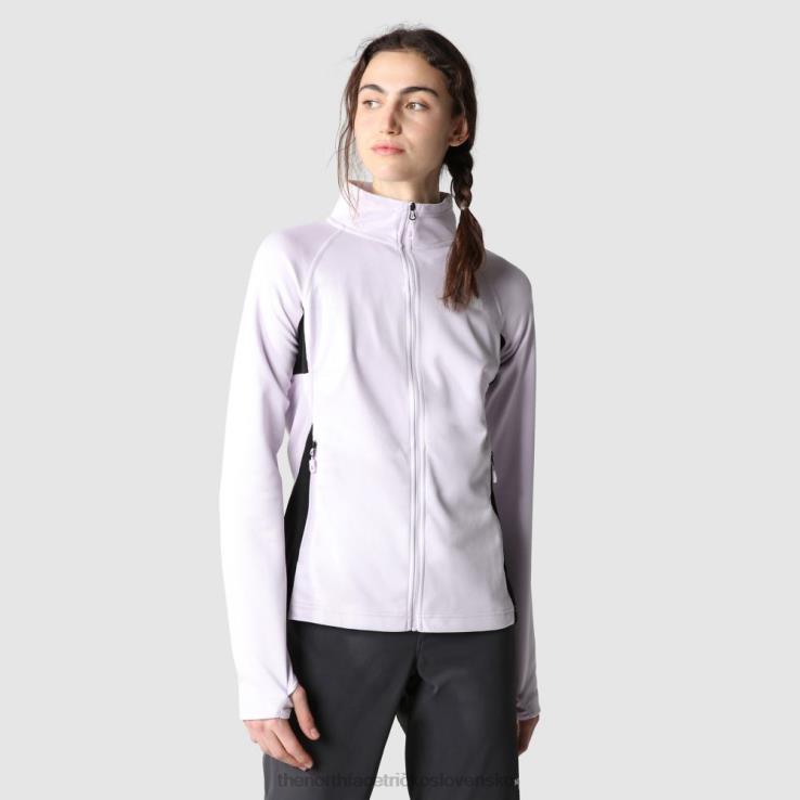 HLH081124 levanduľová hmla The North Face dámska atletická vonkajšia stredná vrstva na zips