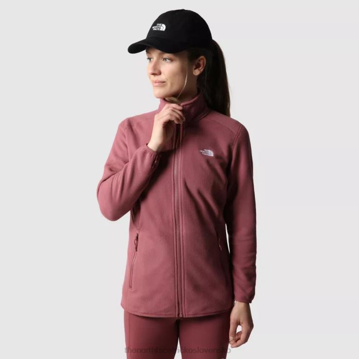 HLH081157 zázvor The North Face dámsky 100 glacier celorozopínací fleece