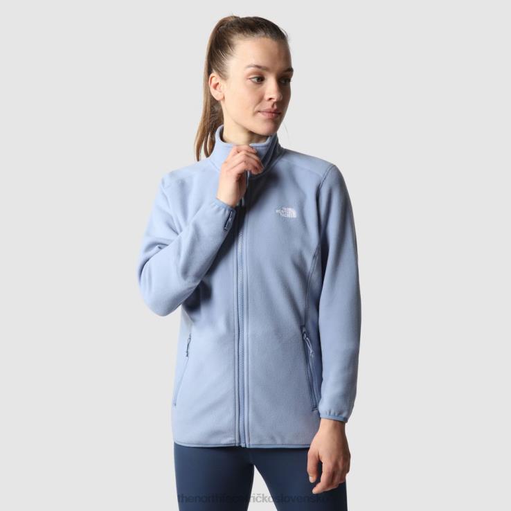 HLH081158 ľudová modrá The North Face dámsky 100 glacier celorozopínací fleece