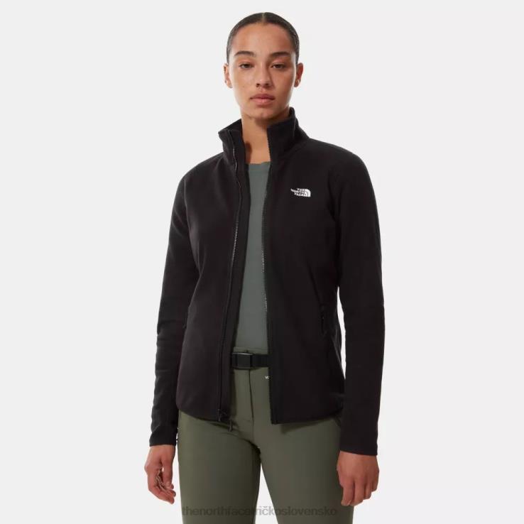 HLH081162 čierna The North Face dámsky 100 glacier celorozopínací fleece