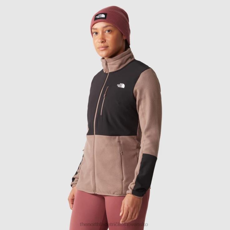 HLH081193 hlboká taupe The North Face dámsky diablo midlayer fleece