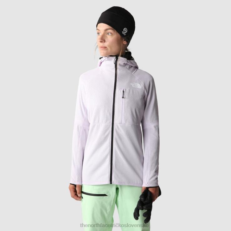 HLH081345 levanduľová hmla The North Face dámska summit séria futurefleece bunda s kapucňou