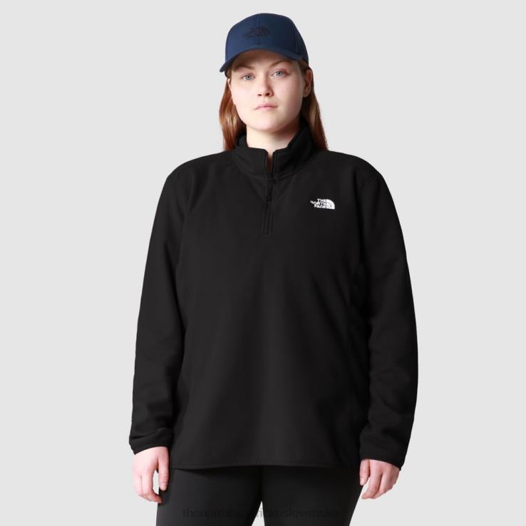 HLH081566 čierna The North Face dámsky fleece na zips plus veľkosť 100 1/4