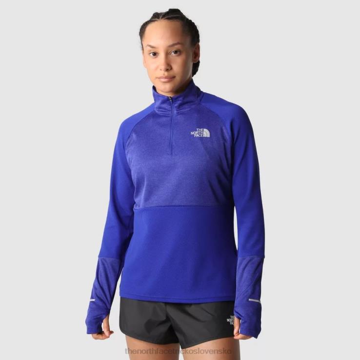 HLH081583 lapis modrý The North Face dámsky fleece so 1/4 zipsom