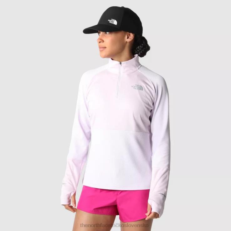 HLH081584 levanduľová hmla The North Face dámsky fleece so 1/4 zipsom