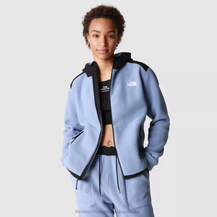 HLH081621 ľudová modro-čierna The North Face folk blue black dámska alpine polartec fleece 200 bunda s kapucňou