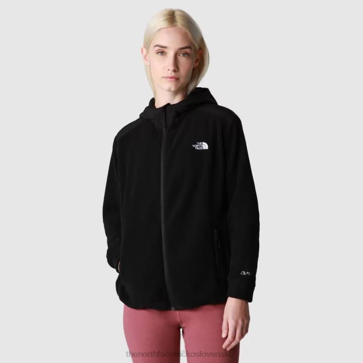 HLH081622 čierna The North Face dámska alpine polartec fleece 200 bunda s kapucňou