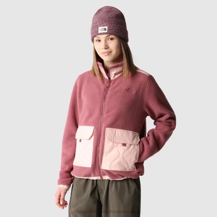 HLH081626 zázvor The North Face dámska fleecová bunda na zips