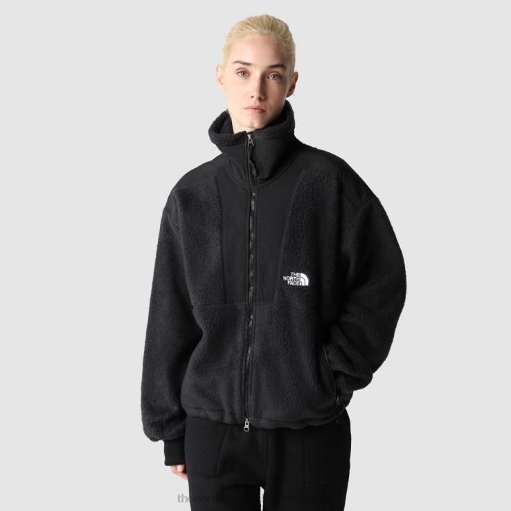 HLH081706 čierna The North Face dámska fleecová bunda denali s vysokým vlasom '94