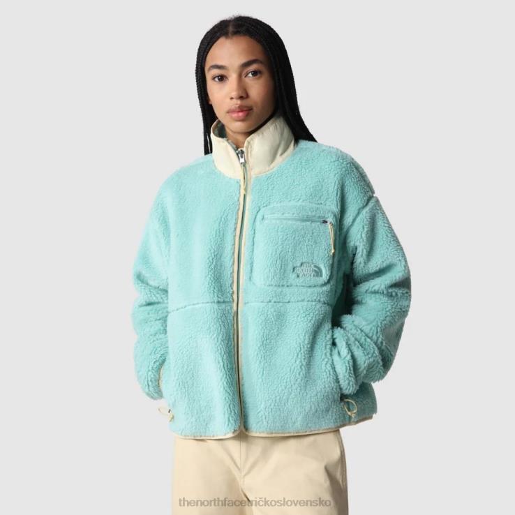 HLH081709 wasabi The North Face dámska fleecová bunda s extrémnym vlasom na zips