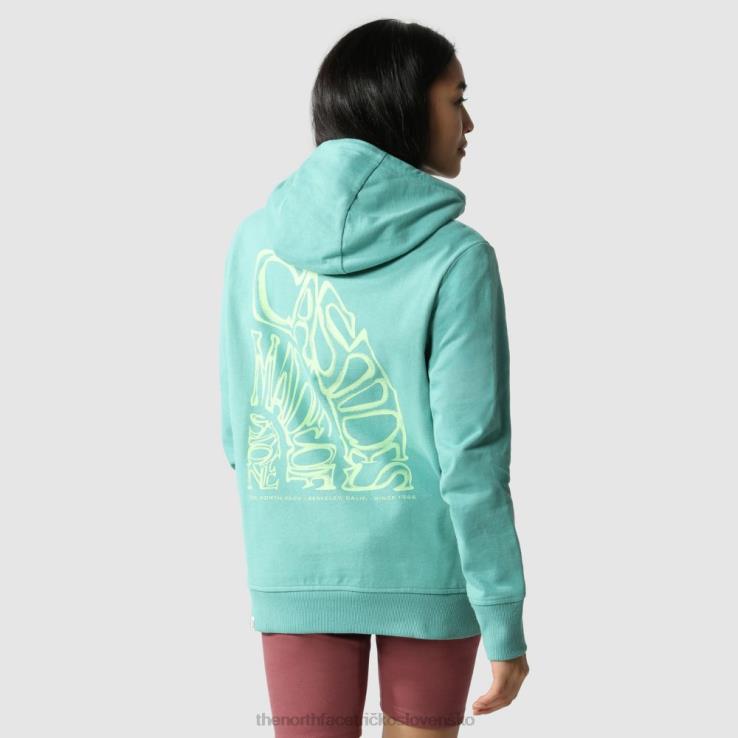 HLH081934 wasabi The North Face dámska mikina s kapucňou