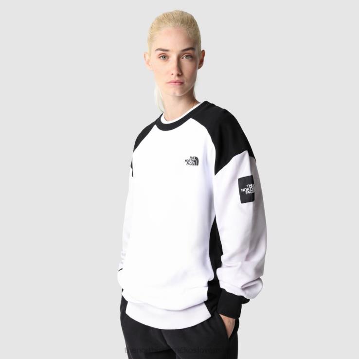 HLH081950 biely The North Face dámska sezónna mikina s výstrihom
