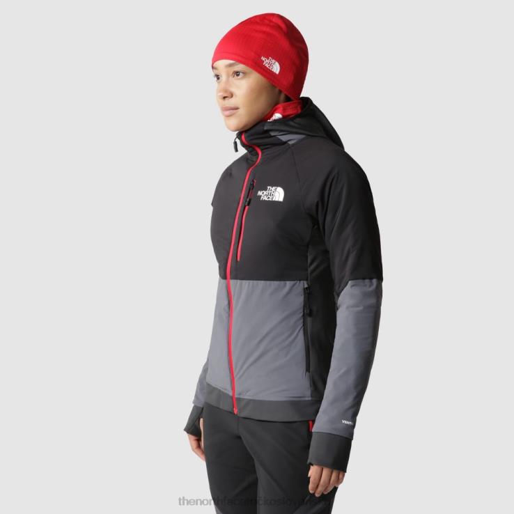 HLH082111 sivá The North Face dámska bunda s kapucňou dawn turn hybrid ventrix