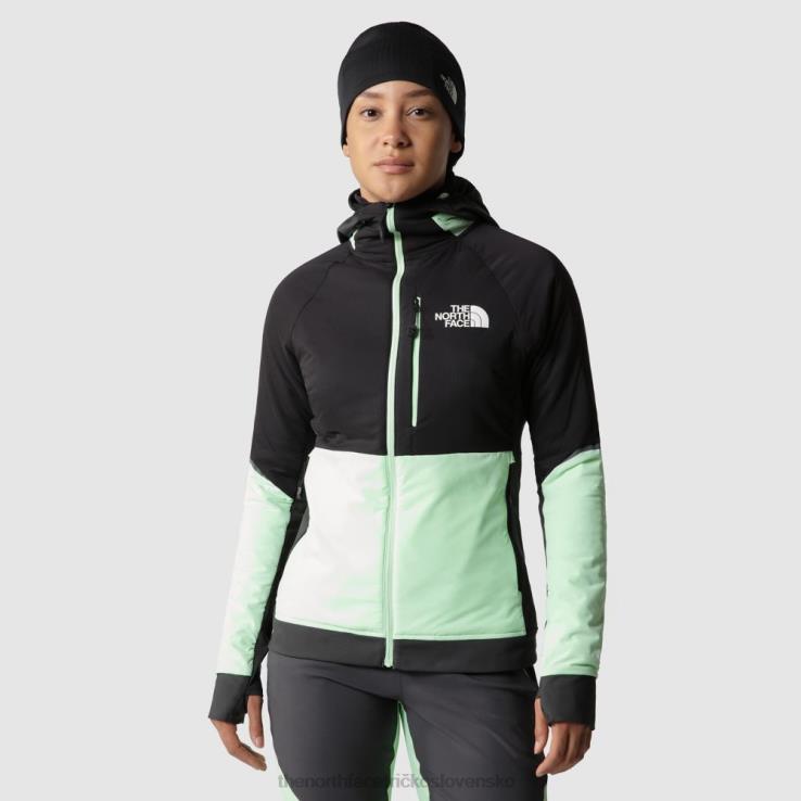 HLH082112 patinovaná zelená The North Face dámska bunda s kapucňou dawn turn hybrid ventrix