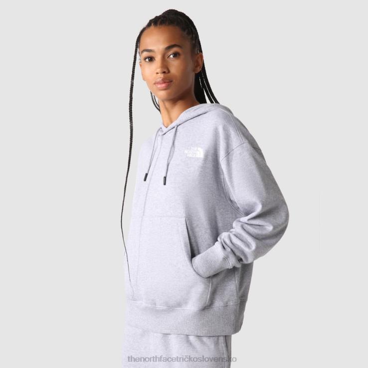 HLH082245 sivá The North Face dámska nevyhnutná mikina s kapucňou