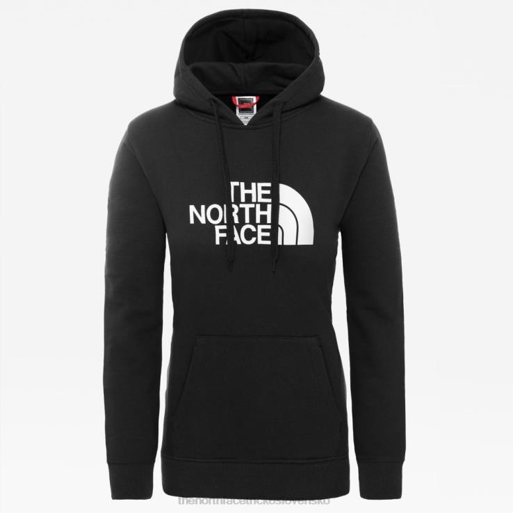HLH082421 čierna biela The North Face čierna biela nová mikina s kapucňou