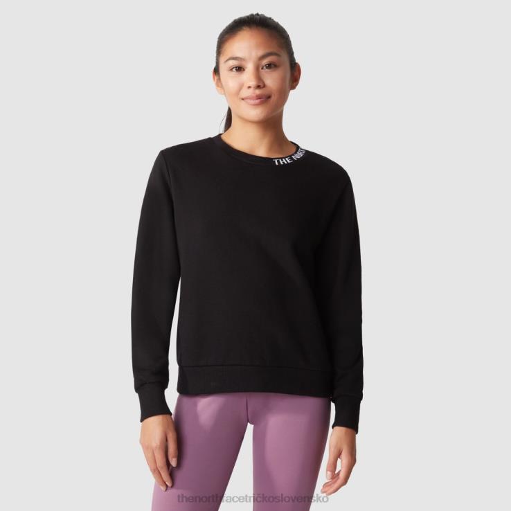 HLH08365 čierna The North Face dámsky pulóver zumu crew s krkom