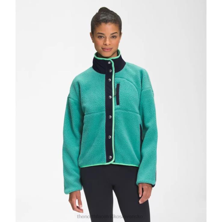 HLH083861 porcelánovo zelená The North Face dámska fleecová bunda Cragmont