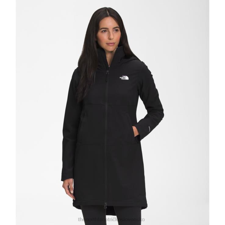 HLH084101 čierna The North Face dámska shelbe raschel parka dĺžka s kapucňou