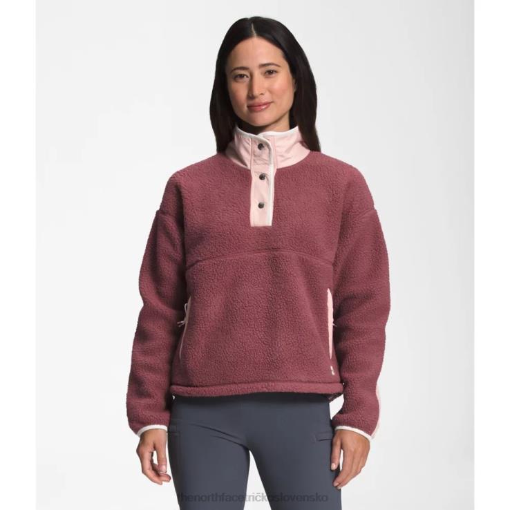 HLH084276 zázvor The North Face dámsky cragmont fleece snap