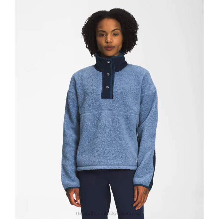 HLH084279 ľudová modrá The North Face dámsky cragmont fleece snap