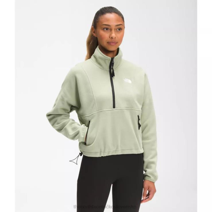 HLH084384 zelený čaj The North Face dámske tka postoj zips fleece