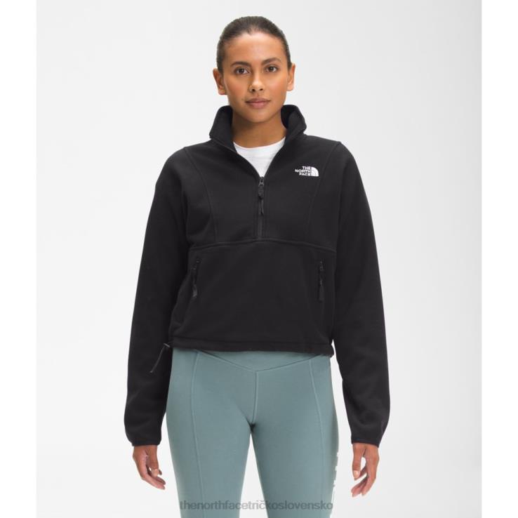 HLH084386 čierna The North Face dámske tka postoj zips fleece