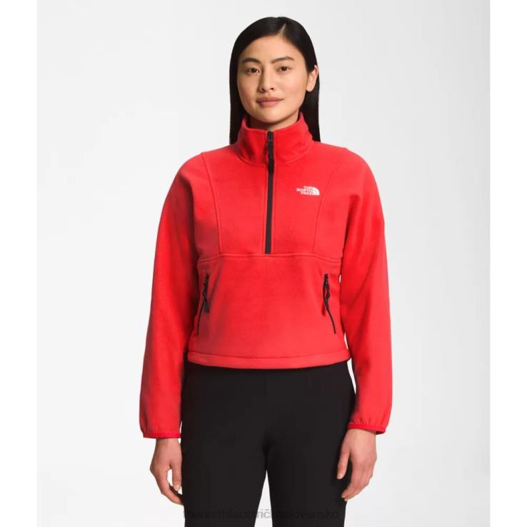 HLH084388 horizont červený The North Face dámske tka postoj zips fleece