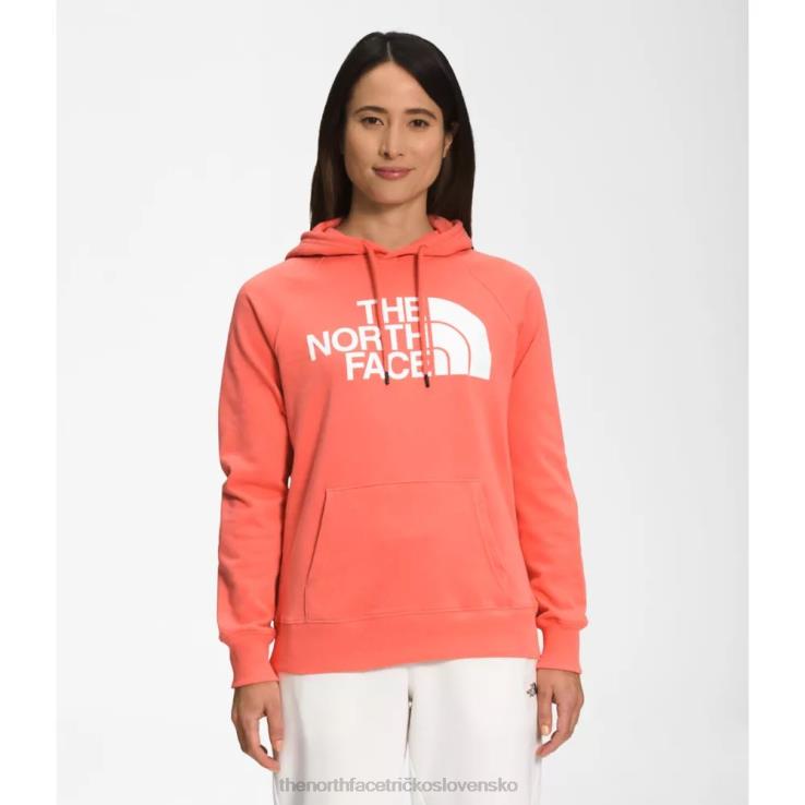 HLH085385 koralový východ slnka The North Face dámska mikina s kapucňou