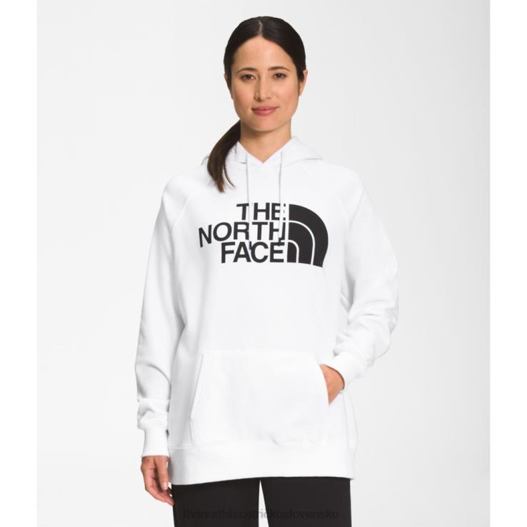 HLH085394 biely čierny The North Face biely čierny dámsky sveter s kapucňou