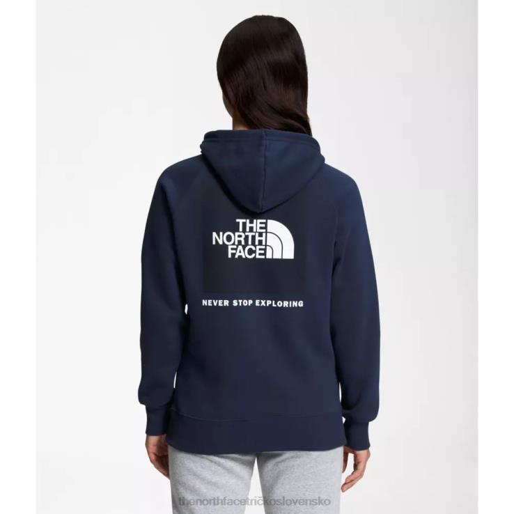 HLH085463 vrcholové námorníctvo The North Face dámska mikina s kapucňou box nse