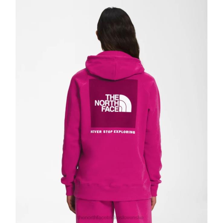 HLH085465 fuschia ružová The North Face dámska mikina s kapucňou box nse