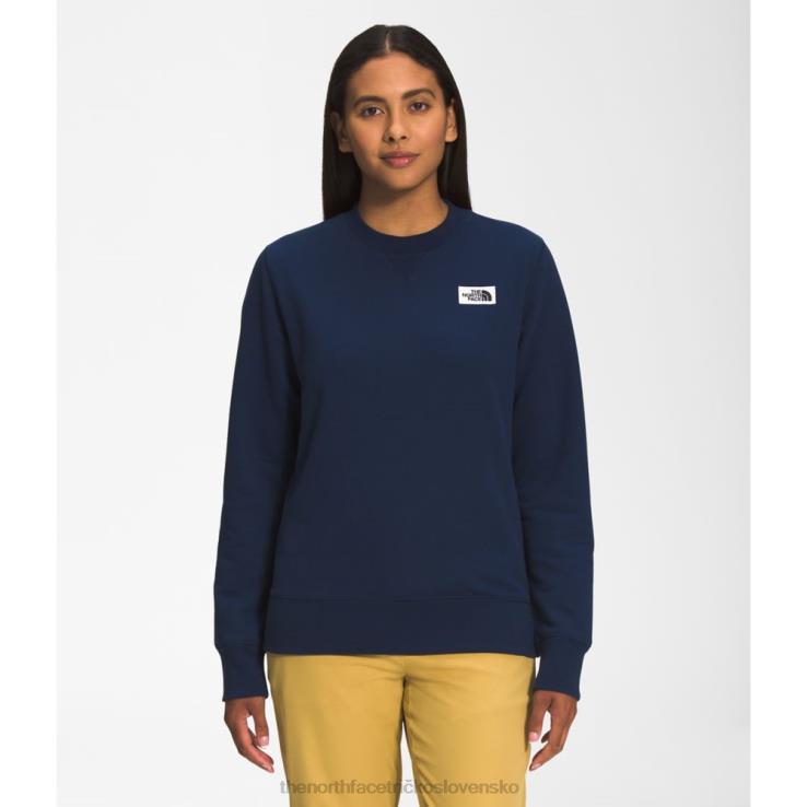 HLH085471 vrcholové námorníctvo The North Face ženské dedičstvo patch crew