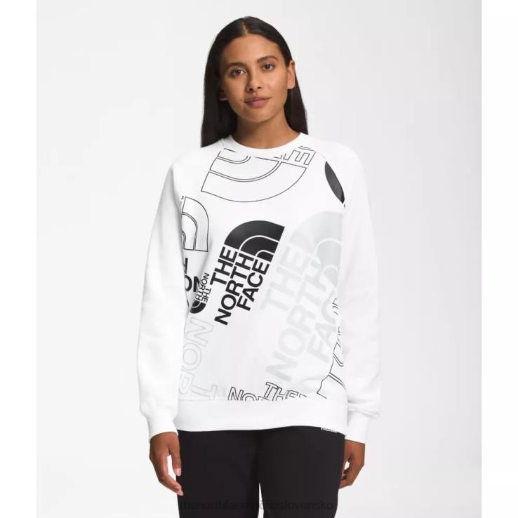 HLH085485 sivá The North Face ženská posádka grafického vstrekovania