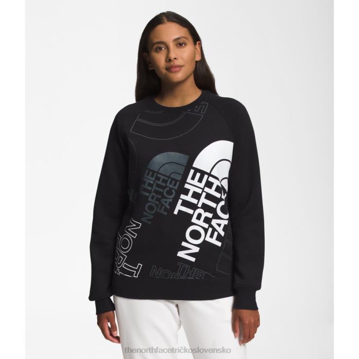 HLH085487 čierna The North Face ženská posádka grafického vstrekovania