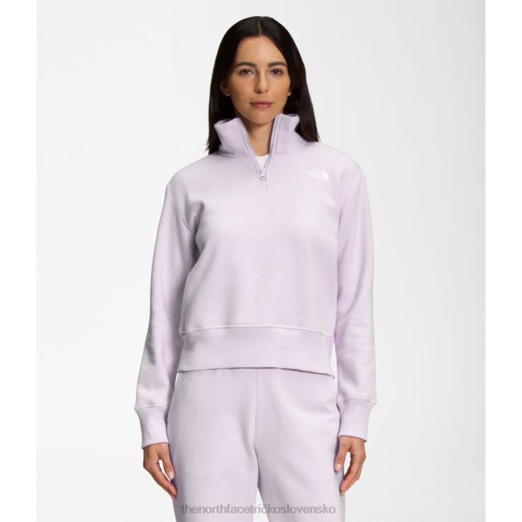 HLH085491 levanduľová hmla The North Face dámsky štandardný fleece na zips