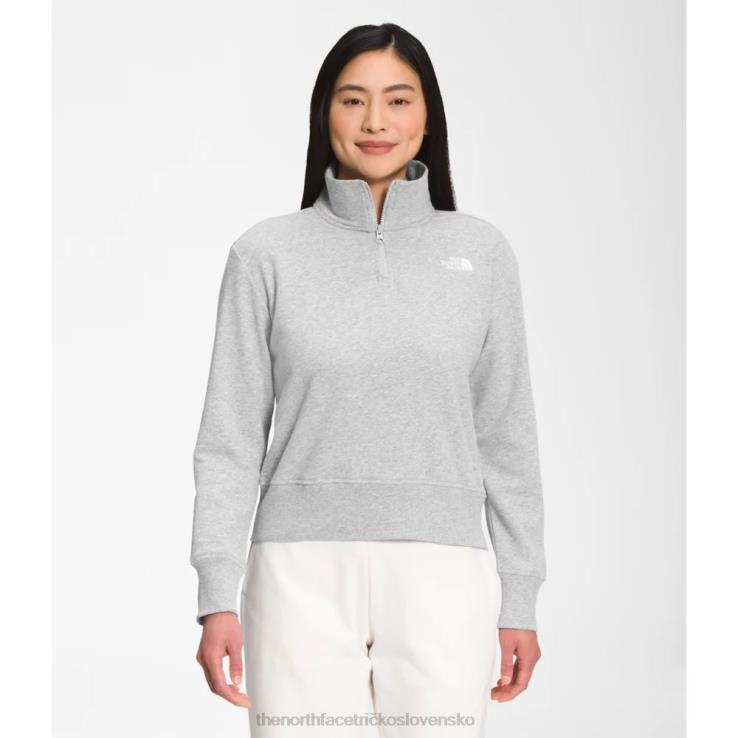 HLH085493 sivá The North Face dámsky štandardný fleece na zips