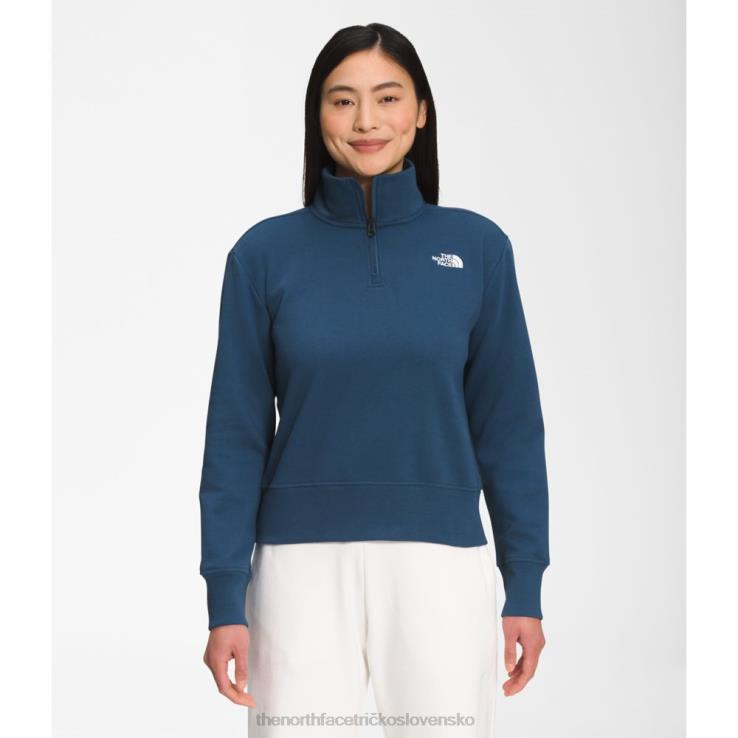 HLH085494 tienisté modré The North Face dámsky štandardný fleece na zips