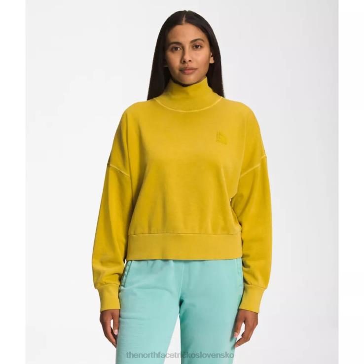 HLH085519 minerálne zlato The North Face dámsky sveter na farbenie odevov