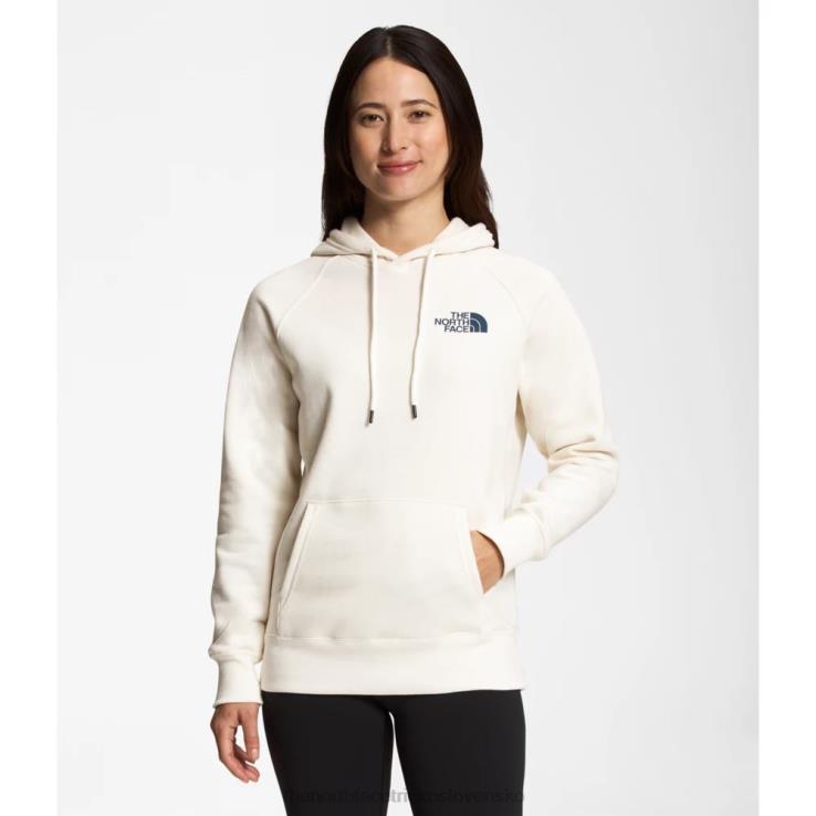 HLH085543 biely The North Face dámska mikina s kapucňou geo nse