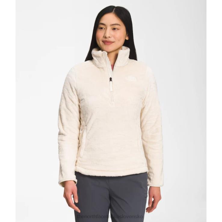 HLH085581 biely The North Face dámsky osito pulóver na zips